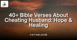 Bible Verses About Cheating Husband