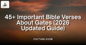 Bible Verses About Gates
