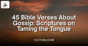 Bible Verses About Gossip