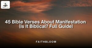 Bible Verses About Manifestation