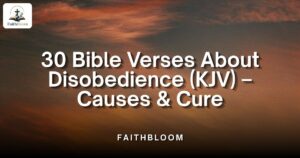 Bible Verses About Disobedience