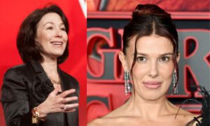 Millie Bobby Brown and Safra Catz